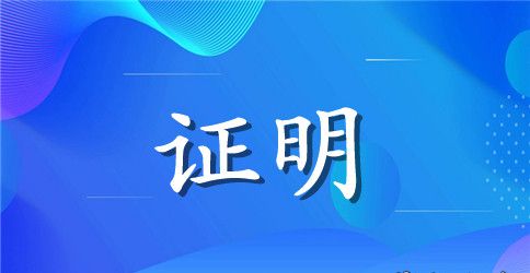 个人收入证明【贷款用】